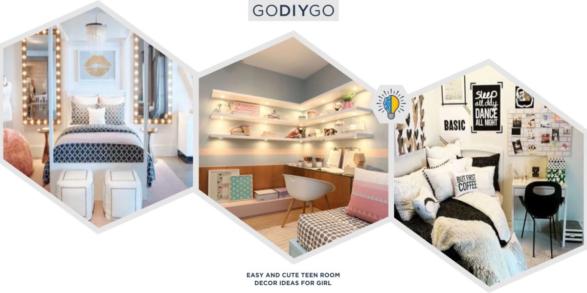 49 Easy and Cute Teen Room Decor Ideas for Girl - GODIYGO.COM