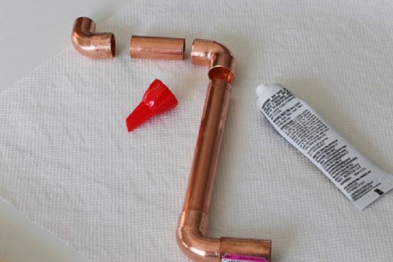 Diy cool hanging mod planter from copper plumbing supplies 2