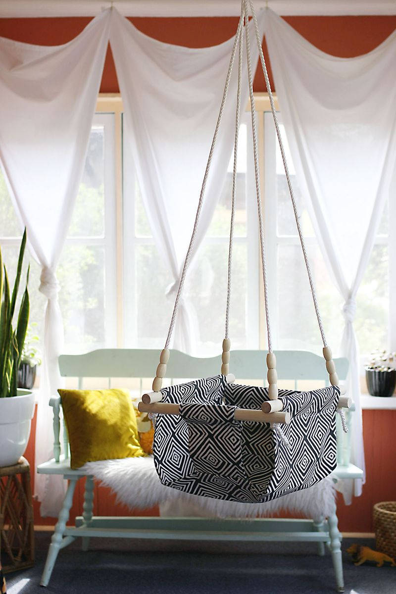 Baby hanging chair Epic DIY Hanging Chair Projects To Complete Your Home Presentation