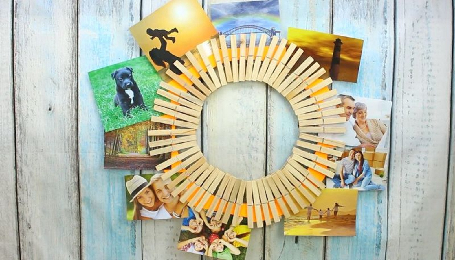Circle clothespins Unconventional DIY Craft Ideas You Can Do With Wood Clothespins