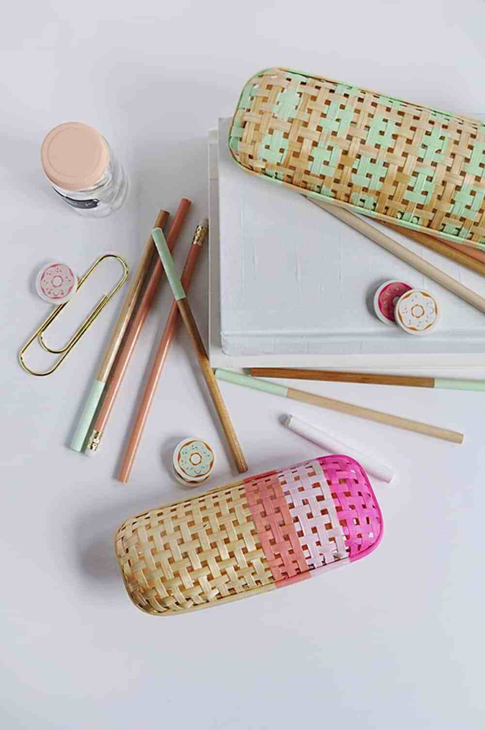 Diy rattan pencil case DIY Stylish Pencil Cases Ideas To Elevate Your Kids Style On School