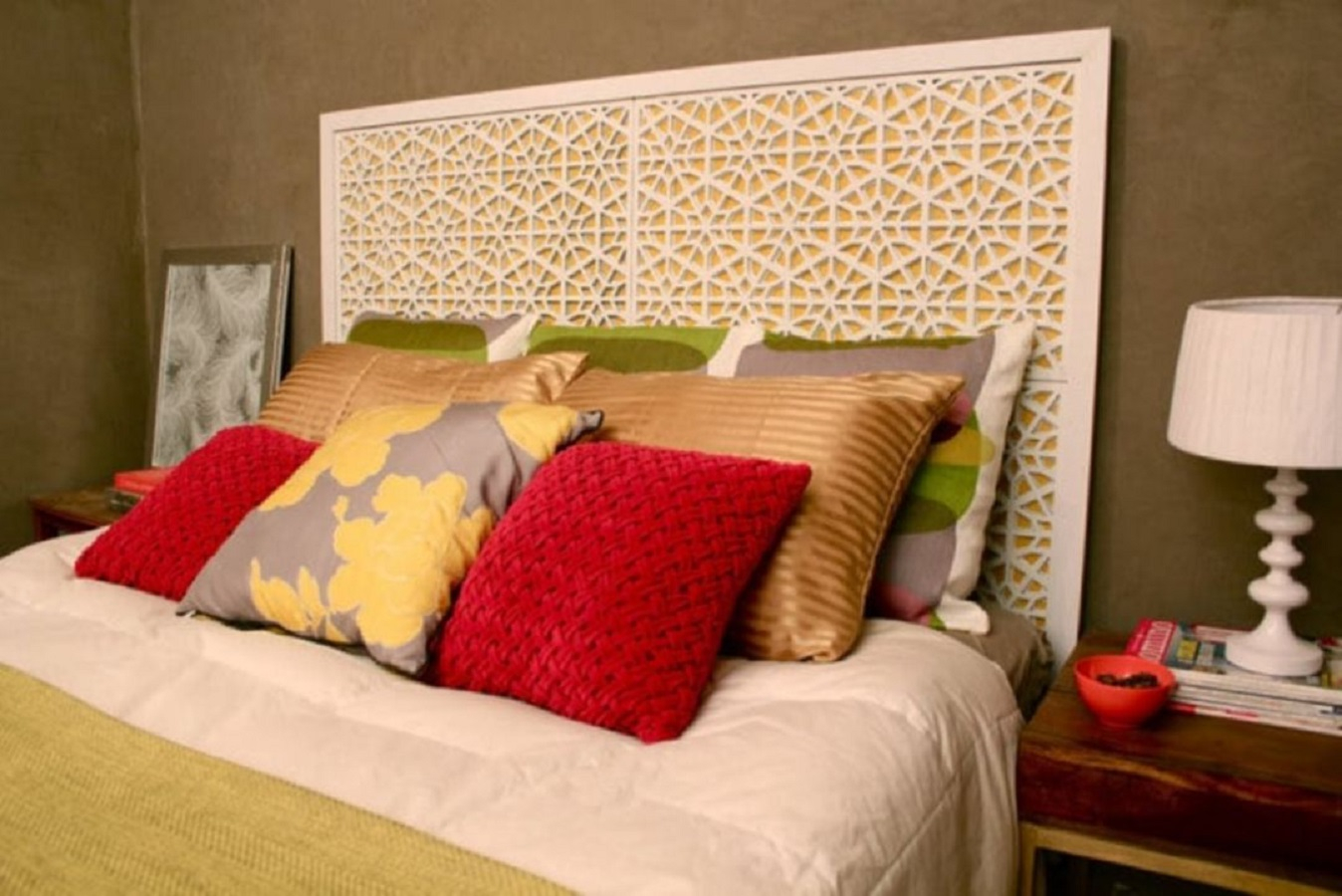 Diy west elm morocco headboard DIY Beautiful In White Decoration Ideas Where All Will Look Pure