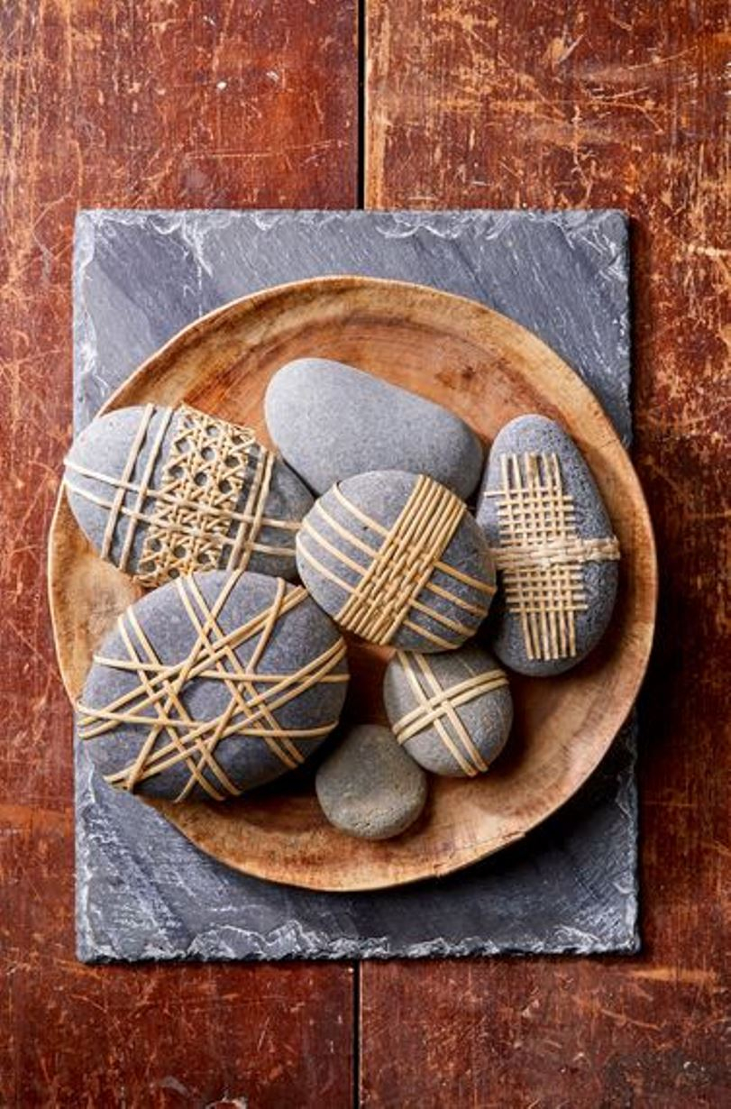 Decorative cane stones