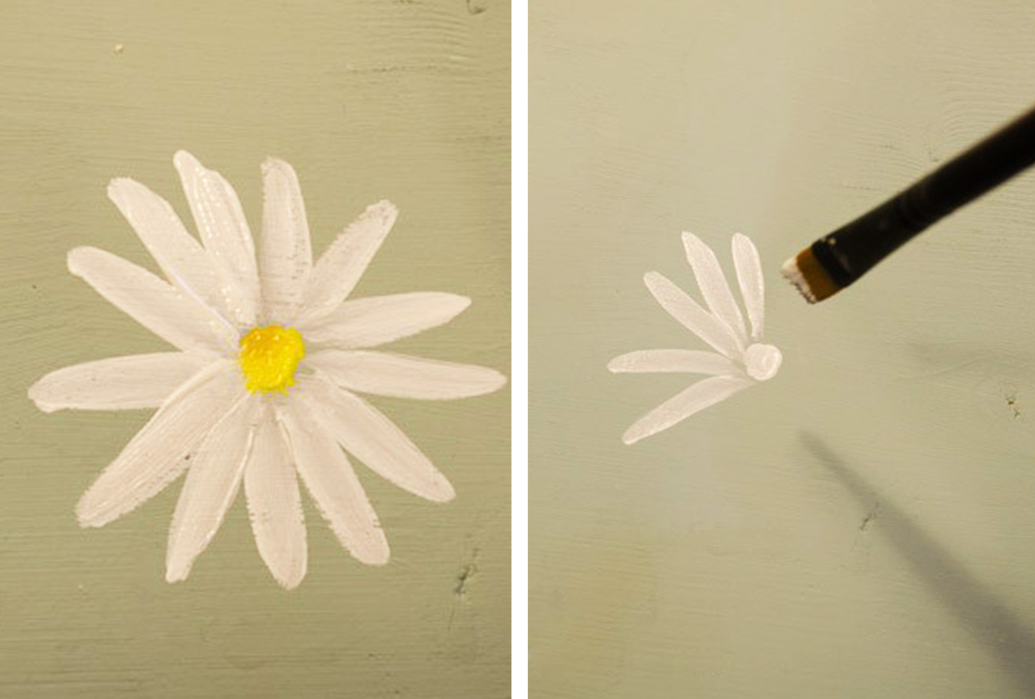 Farmhouse flower Trouble-Free DIY Canvas Wall Art Ideas To Decorate Your Home