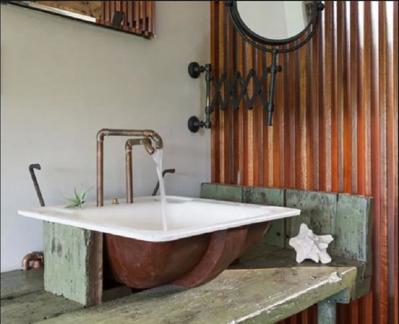 Industrial style sink