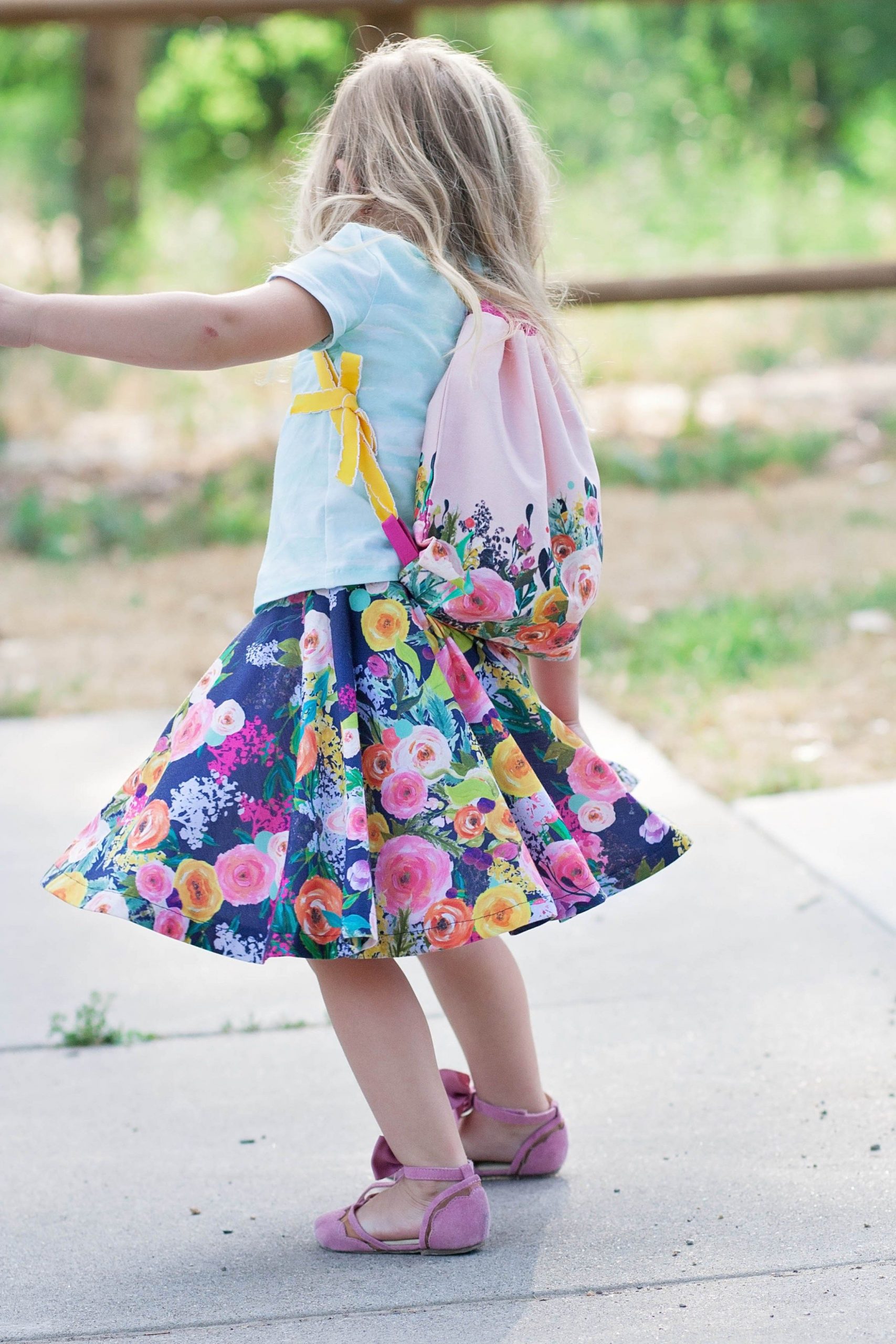 Kids’ flower backpack DIY Backpacks Ideas For Your Kids’ Back-To-School Season