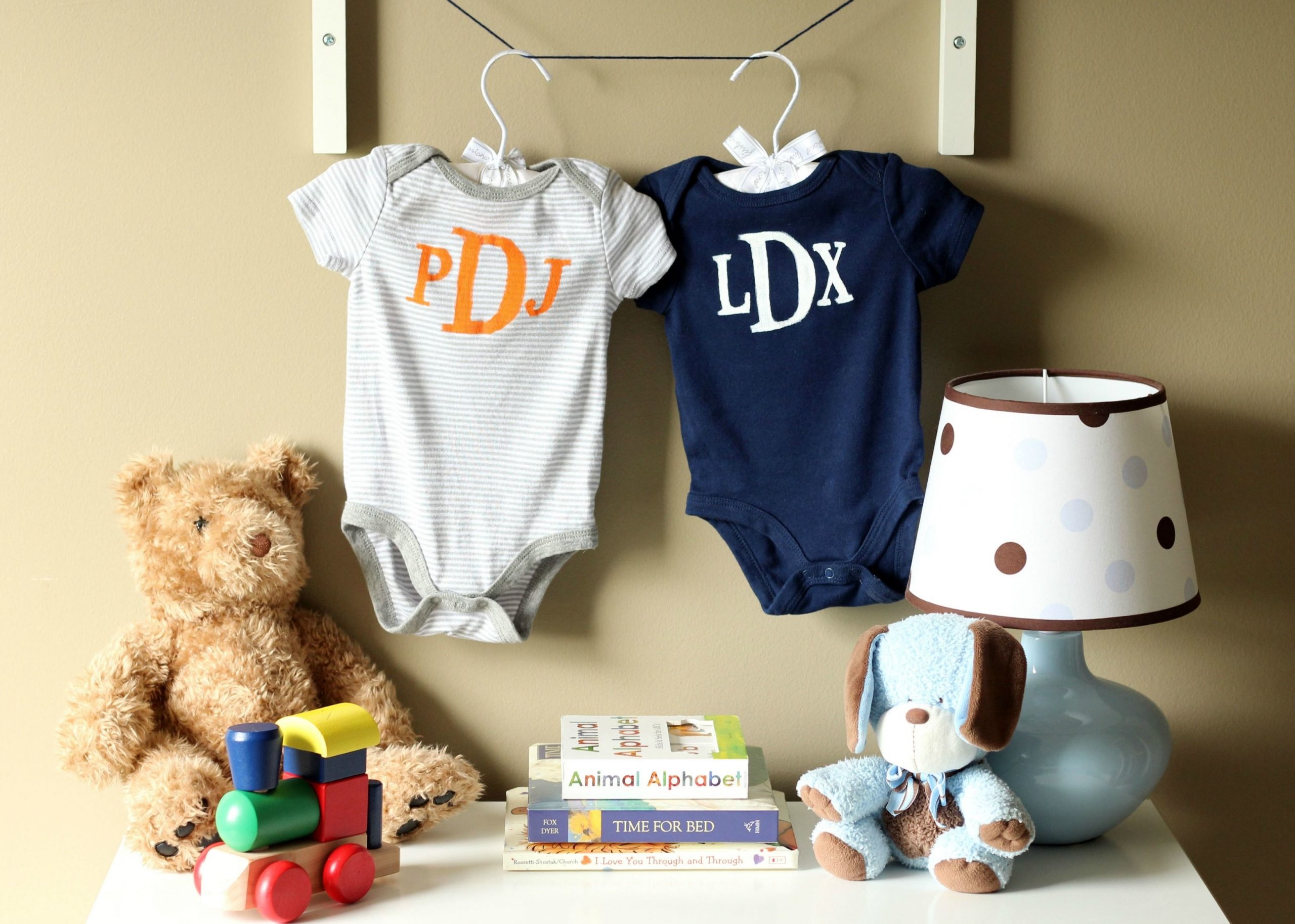 Monogrammed onesie DIY Bewitching Baby Wear Ideas For Your Little One That Saving Your Money
