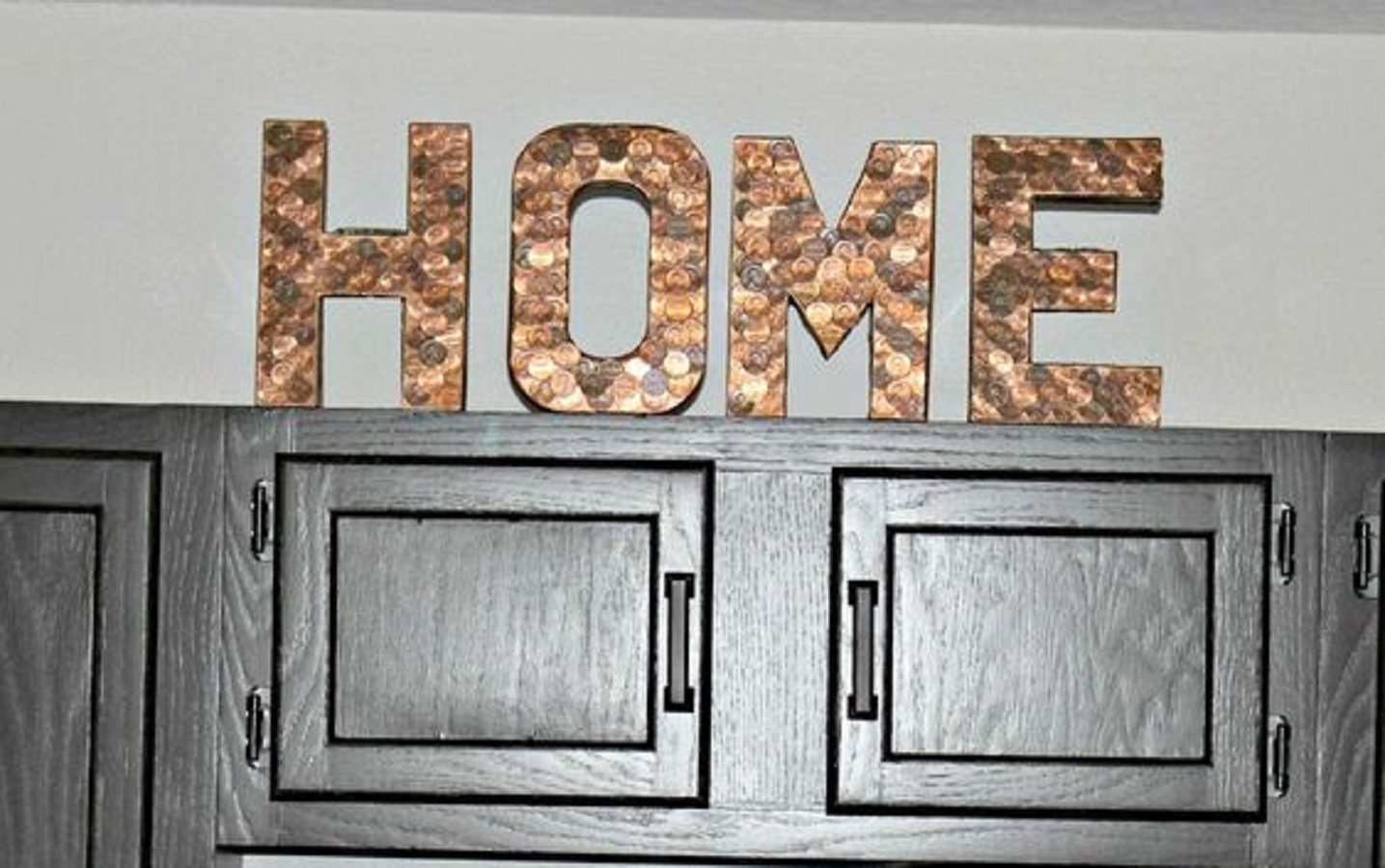 Penny letters home decoration Remarkable DIY Decoration Ideas You Can Make At Home With Pennies