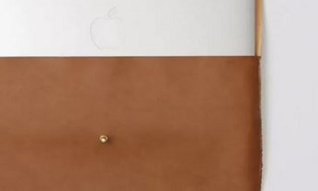 Diy leather laptop case