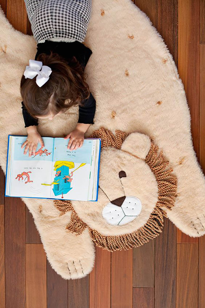 Diy plush animal mat DIY Entertaining Ideas To Decorate Your Kids’ Room For Special Feeling